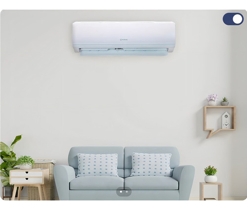 Minisplit Aurus 1 Tonelada 110v Frio Calor Aru-h12a1/of Blanco