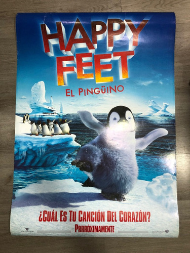 Poster Original Happy Feet (español)