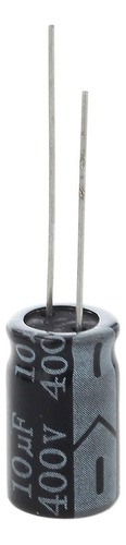 Capacitor Electrolítico 10 Uf 400 V (4 Piezas)