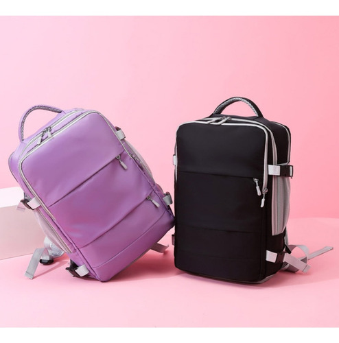 Mochila De Viaje Impermeable De Gran Capacidad For Mujer