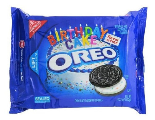 Galletas Oreo Cumpleaños 15.25 Oz