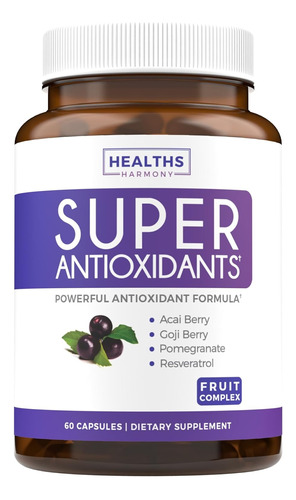 Suplemento Super Antioxidante, Potente Mezcla Diaria