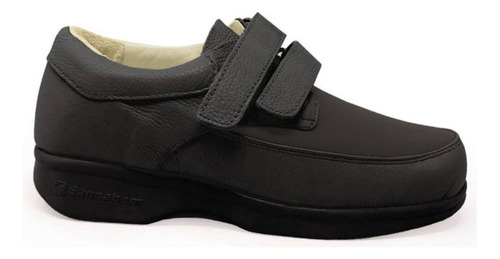 Zapato Para Diabetico Con Cierre Velcro-color Negro-blunding