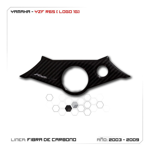 Pad Yugo Y21 Para Yzf R6s - Fibra De Carbono (std)