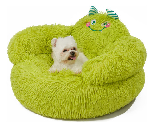 Cama Calmante Para Perros Y Gatos Forma Dona Tamaño M 61 X 6