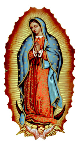 Adhesivo Para Coche Virgen Guadalupe Vario Tamaño 9 