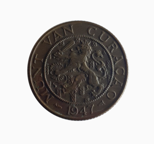 Moneda Holanda 1947 2 1/2 Centavos