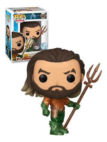  Funko Pop Movies Aquaman Exclusivo Amazon Diamond 