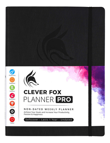 Clever Fox Planificador Profesional, Agenda Y Calendario D