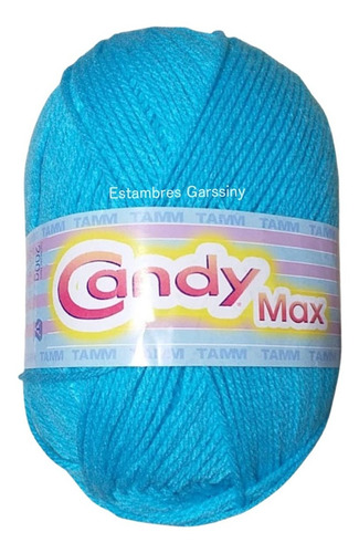 Estambre Candy Max Tamm Madeja De 200 Grs Crochet Color Turquesa