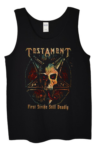 Polera Musculosa Testamente First Strike S Metal Abominatron