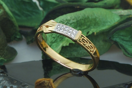 Imagen 2 de 10 de Anillo Regalo Mama Compromiso Boda Dama Oro Amarillo 18k