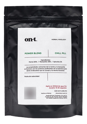 Power Blend Chill Pill 10 Sachets 100% Natural Biodegradable