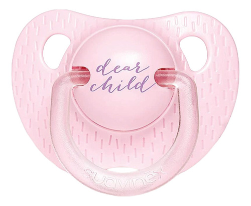 Chupon Anatomico Silicon Y Clip Con Cinta 0-6m 3pzs Suavinex Rosa 0-6 Meses