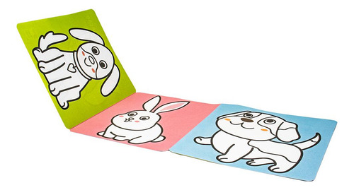 Livro-sanfona Para Colorir: Animais De Estimação