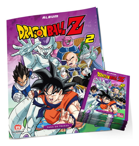 Álbum Tapa Dura + 25 Sobres Dragon Ball Z 2 - Saga De Frieza