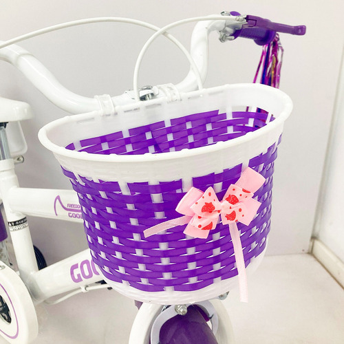 Bicicleta Rosada Para Nena Rodado 14 Con Armado Gratis