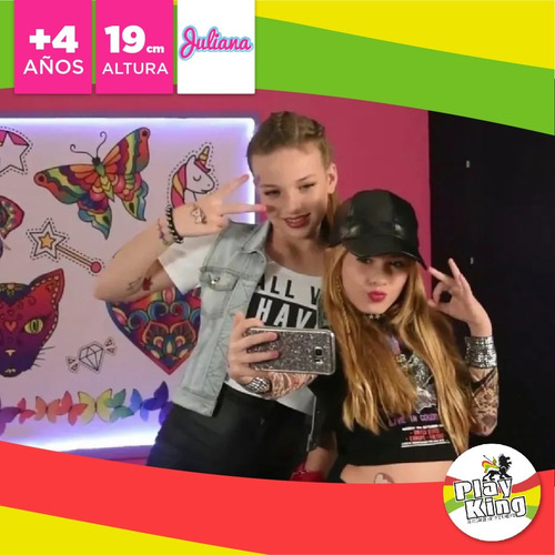 Imagen 5 de 8 de Juliana Valija Grande Tatuajes Original Tv Playking