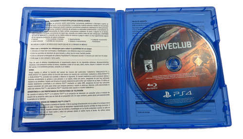 Driveclub, Evolution Studios, Playstatioin 4 Fisico (Reacondicionado)