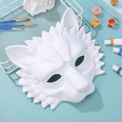 1 Máscara De León 3d Para Cosplay De Halloween, Máscara De L