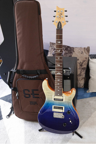 Guitarra Prs Cu4 Se Custom 24 Blue Fade