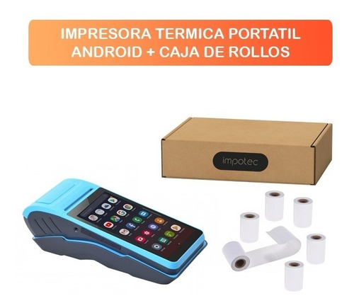 Impresora Pos Portátil Boleta Electronica Sii+caja De Rollos