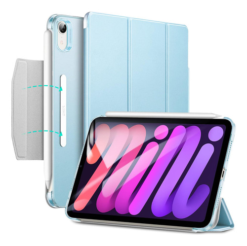 Funda Durable iPad Mini 6ta Generacion Esr + Smart 2021 Azul