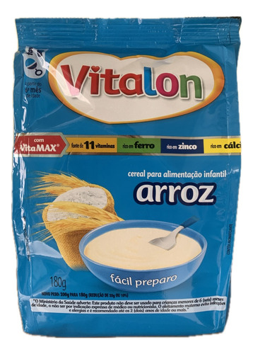 Kit Com 12 Sachês Mingau Vitalon 200g