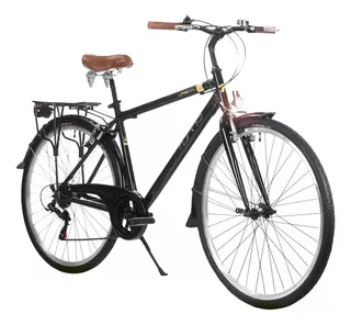 Bicicleta Urbana R700 Urban 1.1 Aluminio Negra Turbo