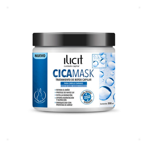 Mascarilla Keratinmask 350 Ml Ilicit Mascara Para El Cabello