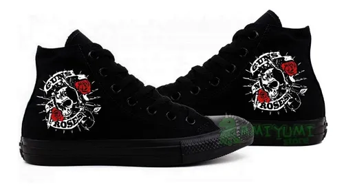 Converse guns best sale n roses