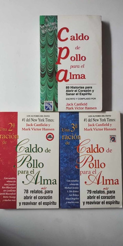 Libros Caldo De Pollo Para El Alma 1a, 2a Y 3a Racion (Reacondicionado)