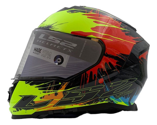 Casco Ls2 Ff800 Storm Matt Integral Con Lentes De Sol