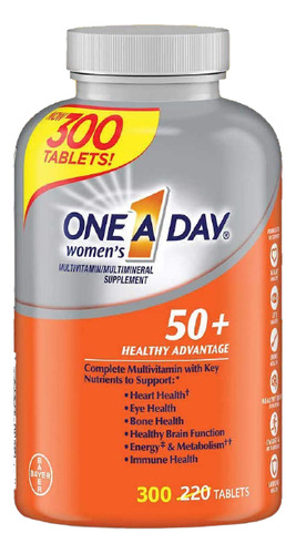 Multivitamínico One A Day Mujer +50 Años 300 Tabletas