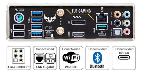 Placa Madre Asus Tuf Gaming B550-plus Wifi Ii Atx