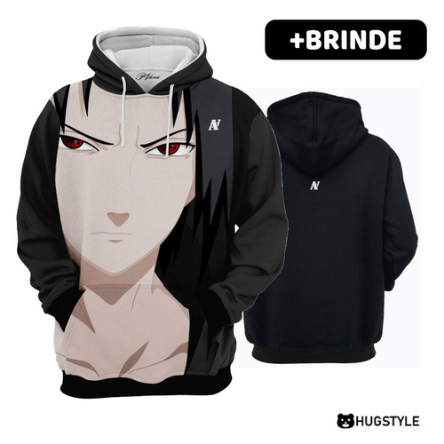 Casaco De Frio Sasuke Uchiha Blusa C/capuz Queima De Estoque | Mercado Livre