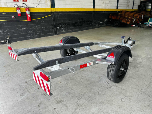 Carretinha Para Jet Ski Galvanizada Com Eixo Torção Mariner