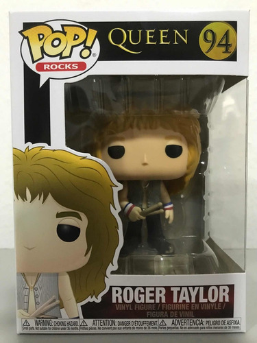 Roger Taylor 94 Queen Live Aid Funko Pop Nuevo Y Original