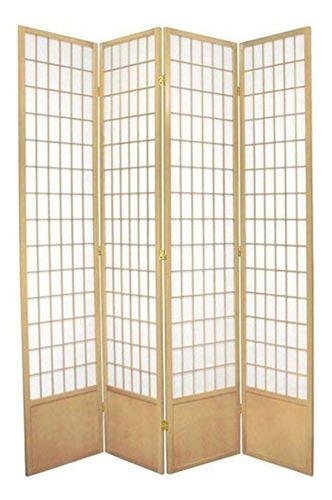 Oriental Furniture Pantalla Shoji Para Ventana De 7 Pies De