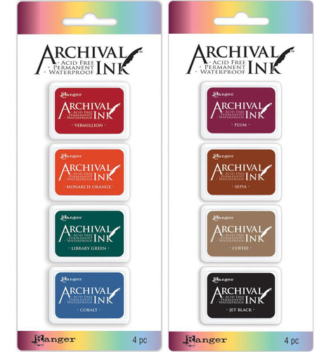 Ranger Archival Minialmohadilla De Tinta Kits  1&  22item Bu