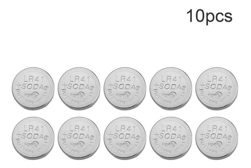 Imagen 2 de 5 de Pilas Ag10 Lr41 Blister X 10 Unidades Rxl