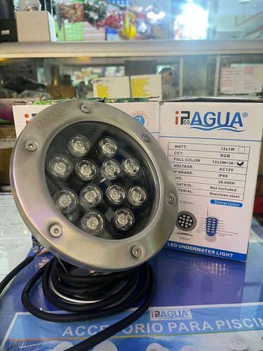 Lampara Luz Led Pileta Piscina Ip69 12v 36w Sumergible Rgb