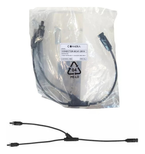 Conector Mc4 En Y 2m 1h
