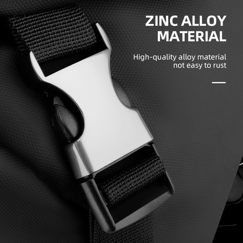 Bolso De Hombro De Messenger Bag Para Hombre, Resistente, Con Cierre