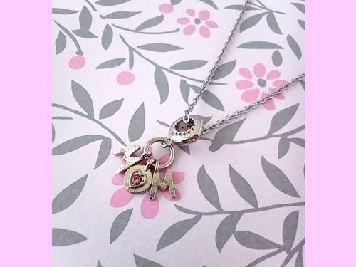 Imagen 5 de 5 de Kit Regalo Mama Cadena Acero Día De La Madre + Pulsera Topos