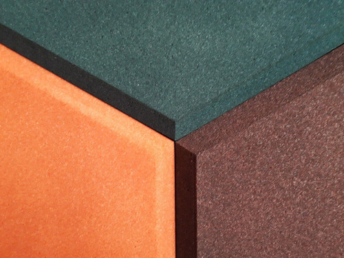 Paneles Acústicos Hexagonales Y Rectangulares Biselados