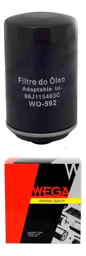 Filtro De Óleo Audi A3 2006 A 2013 Wo592 Wega