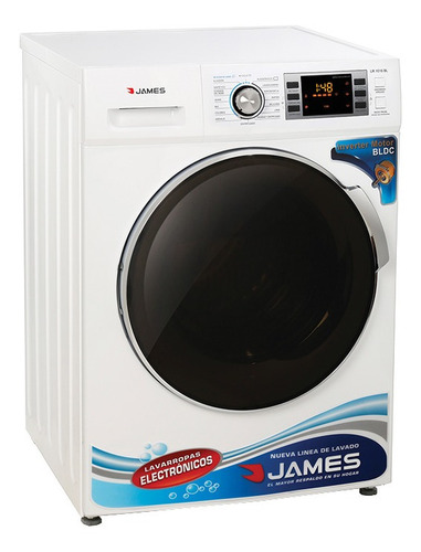 Imagen 2 de 2 de Lavarropas automático James LR 1016 inverter blanco 10.5kg 220 V - 240 V