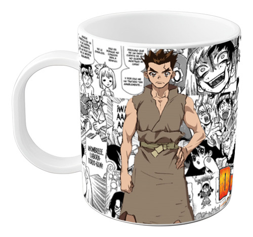 Taza Anime Dr Stone Taiju Oki Plastico