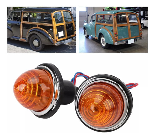 Cuartos Luz Direccional Mini Morris O Auto Camioneta Clasico